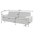 Sedacia súprava 42139 220cm Cozy - Antik šedá Sedacia súprava 42139 220cm Cozy - Antik šedá