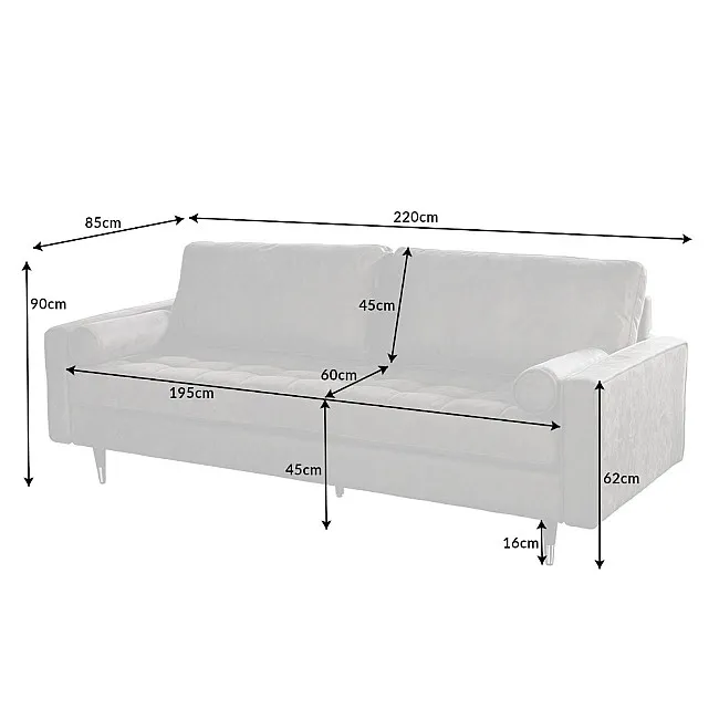 Sedacia súprava 42139 220cm Cozy - Antik šedá Sedacia súprava 42139 220cm Cozy - Antik šedá