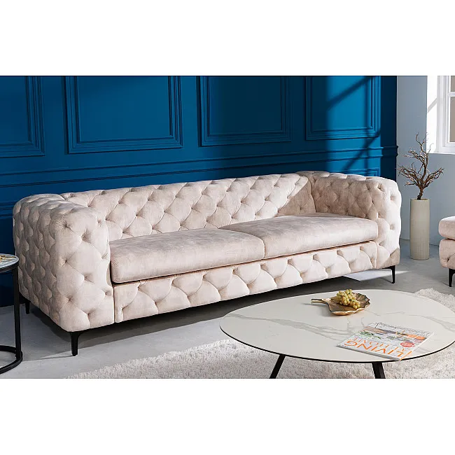 Sedacia súprava 42641 235cm Modern Barock Zamat Champagner Sedacia súprava 42641 235cm Modern Barock Zamat Champagner