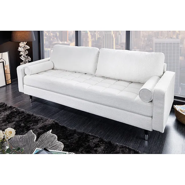 Sedacia súprava 42703 220cm Cozy - Teddy látka biela Sedacia súprava 42703 220cm Cozy - Teddy látka biela