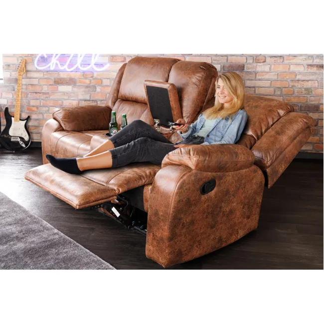 Sedacia súprava Relax 42811 Hollywood 2-sedenie Antik Hnedá