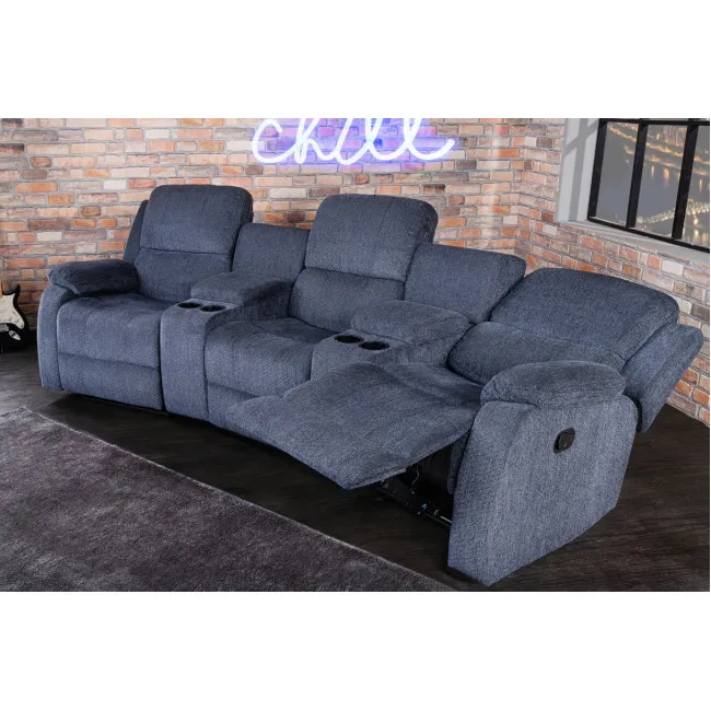 Sedacia súprava Relax 42814 Hollywood 3-sedenie Tmavošedá látka