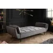 Sedacia súprava rozkladacia 40567 Boutique 3-Sedenie Zamat-Šedá