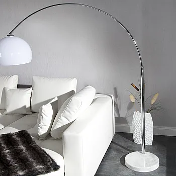 Stojaca lampa 19694 Oblúková Biela Stojaca lampa 19694 Oblúková Biela