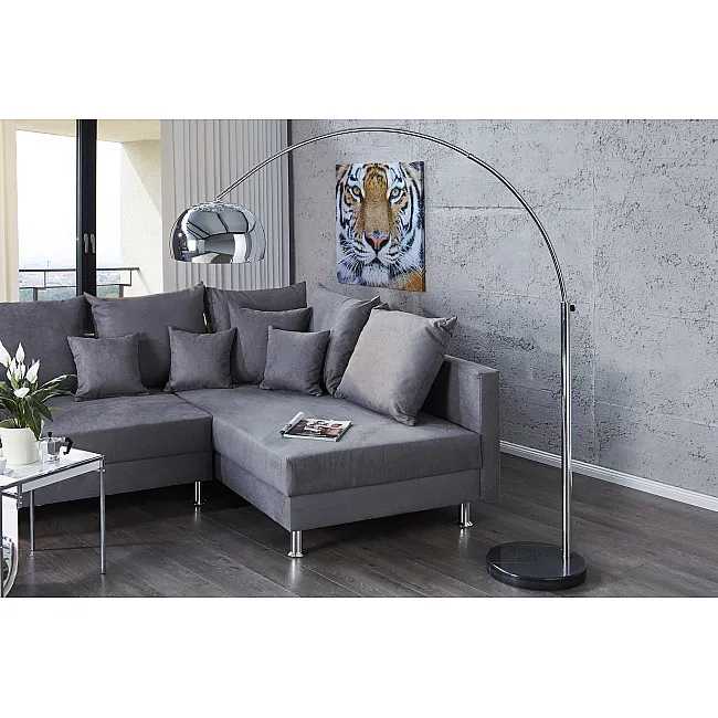 Stojaca lampa 21067 Oblúková Lesklý chróm Stojaca lampa 21067 Oblúková Lesklý chróm