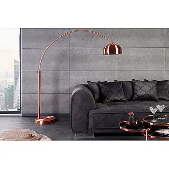 Stojaca lampa 21599 Oblúková Medená Stojaca lampa 21599 Oblúková Medená