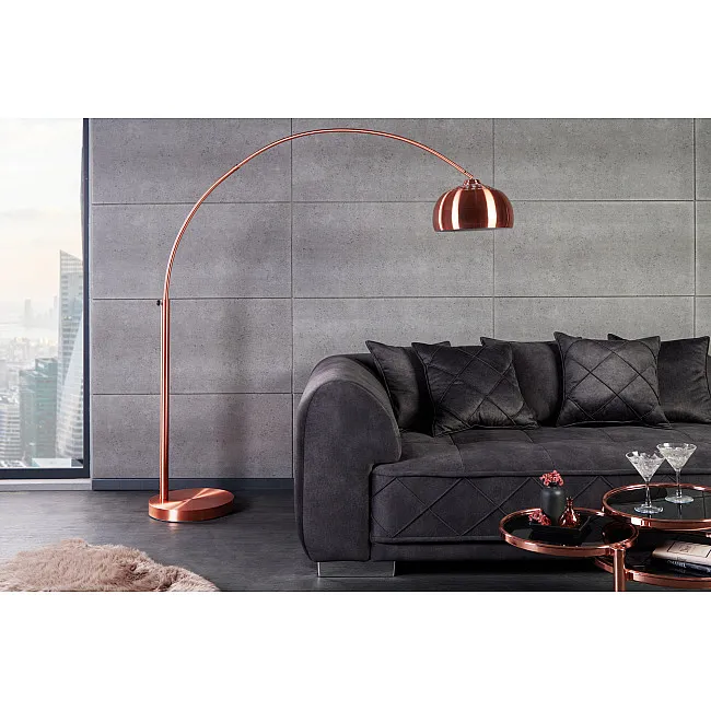 Stojaca lampa 21599 Oblúková Medená Stojaca lampa 21599 Oblúková Medená