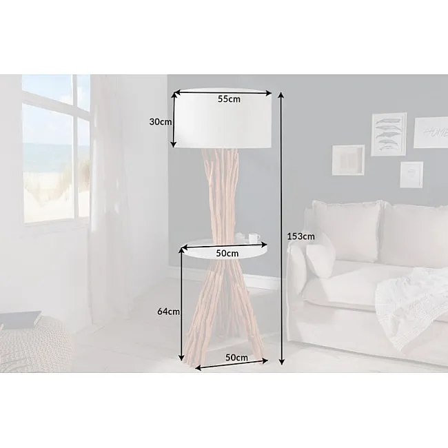 Stojaca lampa 40400 Servant 150cm Prírodná Logan Drevo Stojaca lampa 40400 Servant 150cm Prírodná Logan Drevo