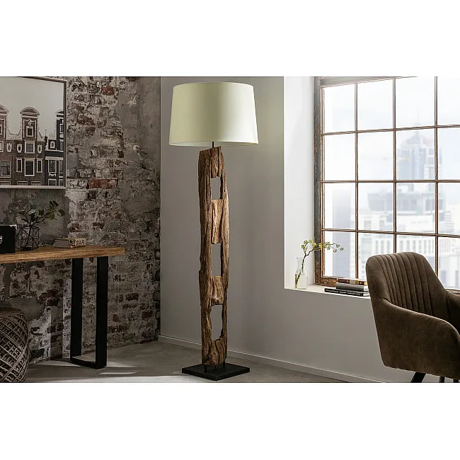 Stojaca lampa 41046 Barracuda 177cm Bežová Drevo Acacia Stojaca lampa 41046 Barracuda 177cm Bežová Drevo Acacia