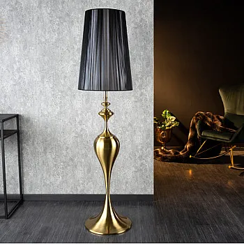 Stojaca lampa 41526 Lux III Čierna-zlatá Stojaca lampa 41526 Lux III Čierna-zlatá