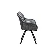 Stolička 39301 Lounger Šedá/Antracit - otočná