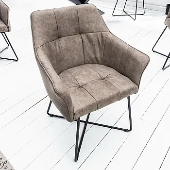Stolička 42475 Loft Mikrofaser Taupe Stolička 42475 Loft Mikrofaser Taupe
