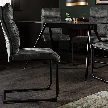 Stolička 41170 Comfort Zamat Tmavozelená Stolička 41170 Comfort Zamat Tmavozelená