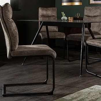 Stolička 41172 Comfort Zamat Taupe antik Stolička 41172 Comfort Zamat Taupe antik