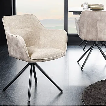 Stolička 44156 Verona látka Champagne + Zamat