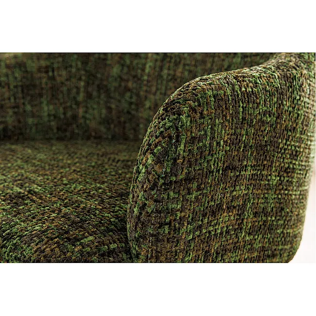 Stolička 45928 Art Living Látka Chenille Zelená