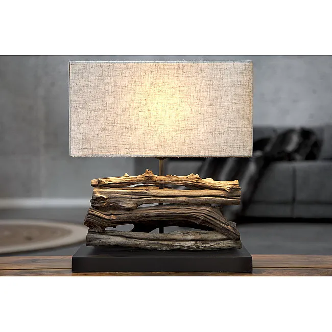 Stolová lampa 19477 Masív drevo/Bežová Stolová lampa 19477 Masív drevo/Bežová