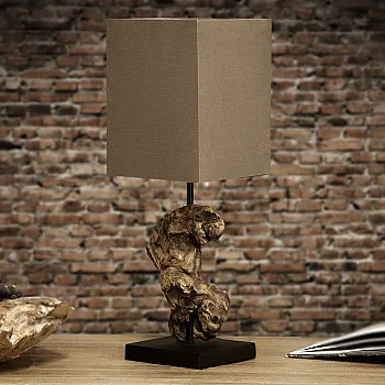 Stolová lampa 19479 Masív drevo - Hnedá Stolová lampa 19479 Masív drevo - Hnedá