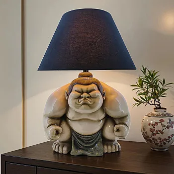 Stolová lampa 48024 Sumo Béžová Čierna