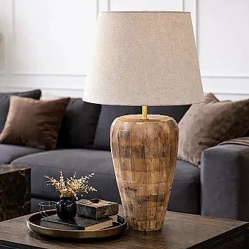 Stolová lampa 48095 Pure Nature Drevo Mango