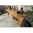 TV-skrinka 38931 130cm Masív drevo Mango Industrial look TV-skrinka 38931 130cm Masív drevo Mango Industrial look