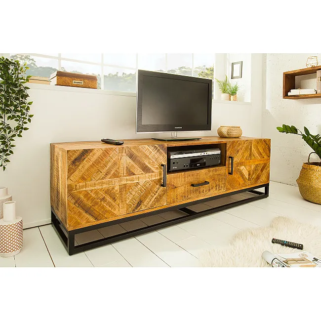 TV-skrinka 39240 160cm Drevo Mango Prírodná TV-skrinka 39240 160cm Drevo Mango Prírodná