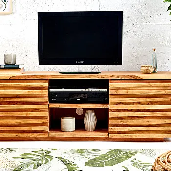 TV-skrinka 39737 150cm Relief Drevo Acacia - PRODUKT JE SKLADOM U NÁS - 1Ks TV-skrinka 39737 150cm Relief Drevo Acacia - PRODUKT JE SKLADOM U NÁS - 1Ks
