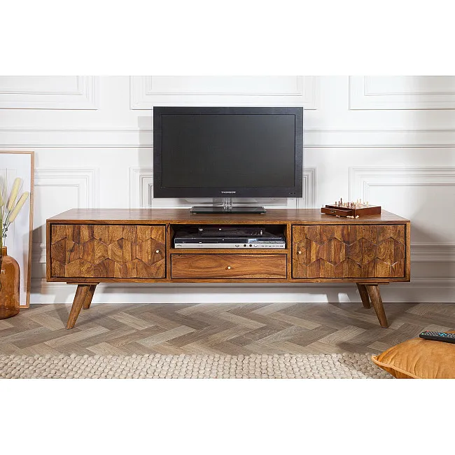 TV-skrinka 39744 140cm Masív drevo Palisander Retro - PRODUKT JE SKLADOM - 1Ks TV-skrinka 39744 140cm Masív drevo Palisander Retro - PRODUKT JE SKLADOM - 1Ks