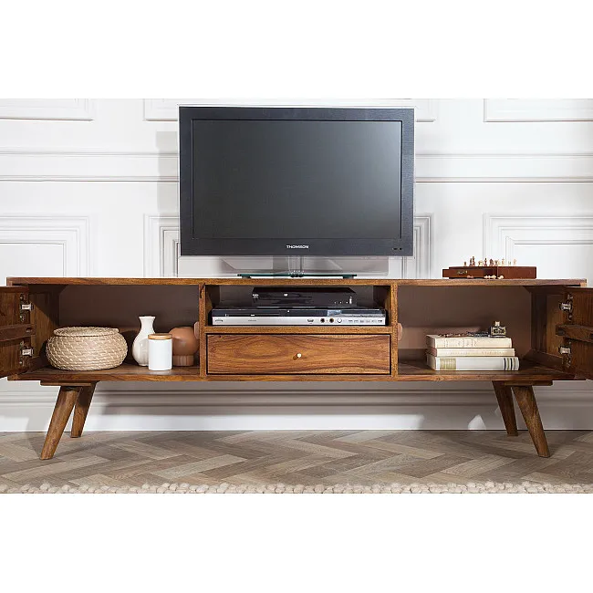 TV-skrinka 39744 140cm Masív drevo Palisander Retro - PRODUKT JE SKLADOM - 1Ks TV-skrinka 39744 140cm Masív drevo Palisander Retro - PRODUKT JE SKLADOM - 1Ks