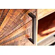 TV-skrinka 40527 145cm Wood Art Drevo Mango Hnedá