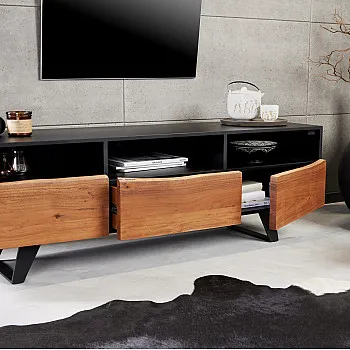 TV-skrinka 43305 Artwork 140cm Drevo Acacia TV-skrinka 43305 Artwork 140cm Drevo Acacia