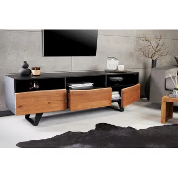 TV-skrinka 43305 Artwork 140cm Drevo Acacia