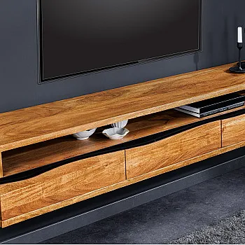 TV-skrinka 43709 Mammut 160cm Drevo Acacia Honey