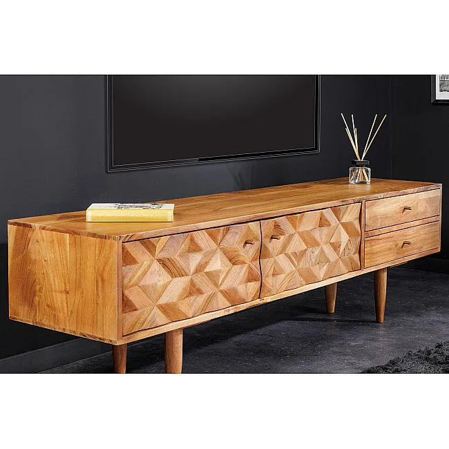 TV-skrinka 43736 Alpine 145cm Drevo Acacia Honey TV-skrinka 43736 Alpine 145cm Drevo Acacia Honey