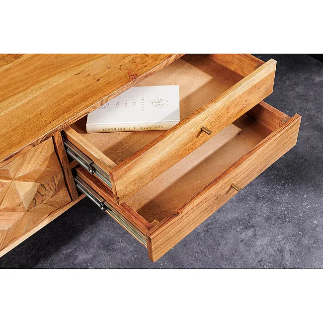 TV-skrinka 43736 Alpine 145cm Drevo Acacia Honey TV-skrinka 43736 Alpine 145cm Drevo Acacia Honey