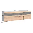 TV-skrinka Grand Acacia 44097 180cm Drevo Acacia