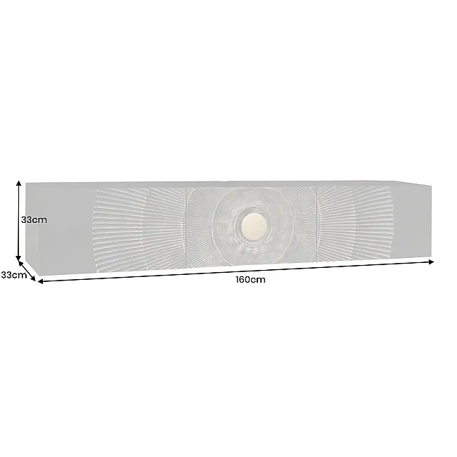 TV-skrinka 44250 Bailey 160cm Drevo Mango TV-skrinka 44250 Bailey 160cm Drevo Mango
