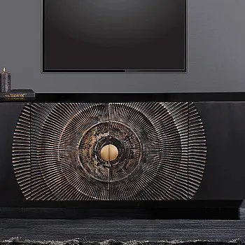 TV-skrinka 44525 Bailey 180cm Drevo Mango