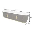 TV-skrinka 45828 Gatsby 170cm Drevo Mango-Biely mramor