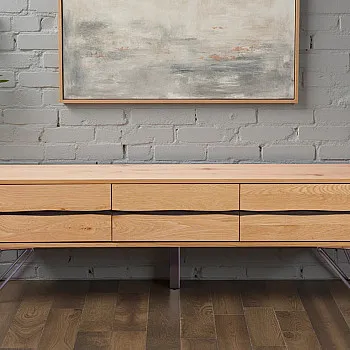 TV-skrinka 46342 Edge 160cm Masív drevo Dub