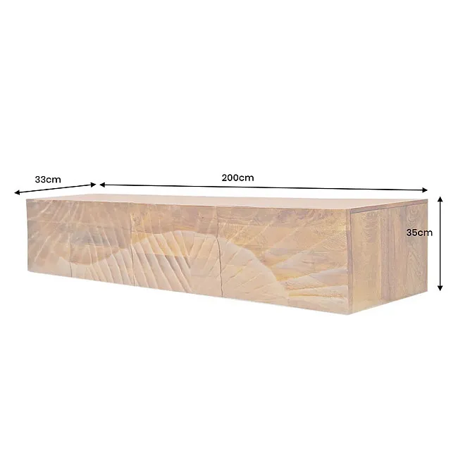 TV-skrinka 46646 Scorpion 200cm Drevo Mango