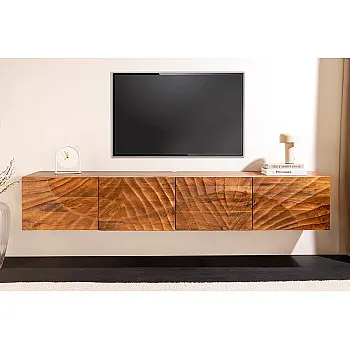 TV-skrinka 46646 Scorpion 200cm Drevo Mango