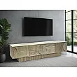 TV-skrinka 46803 Art Deco 200cm Drevo Mango Biela
