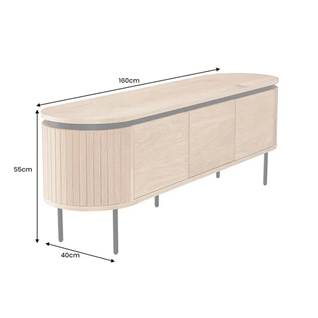 TV-skrinka 47450 Atelier 160cm Natural Dub Dyha