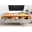 TV-skrinka 47757 Organic 160cm Drevo Acacia
