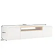 TV-skrinka 47807 Loft 160cm Biela/Prírodná Dub Dyha