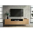 TV-skrinka 47808 Loft 160cm Prírodná Dub Dyha/Čierna
