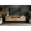 TV-skrinka 47809 Loft 160cm Sivá/Prírodná Dub Dyha
