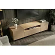 TV-skrinka 47809 Loft 160cm Sivá/Prírodná Dub Dyha