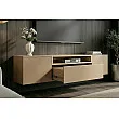 TV-skrinka 47809 Loft 160cm Sivá/Prírodná Dub Dyha